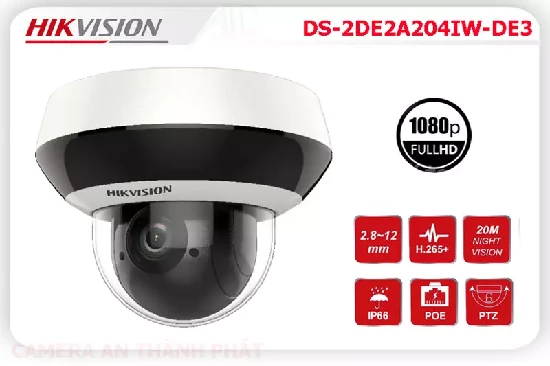 Lắp đặt camera tân phú Camera DS-2DE2A204IW-DE3 Hikvision